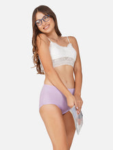Ksvry Women's Imported Cotton Slim Fit Candy Hipster Brief