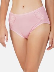 Ksvry Women's Cotton Teenagers stripe Elastic Hipster Brief