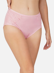 Ksvry Women's Cotton Teenagers stripe Elastic Hipster Brief