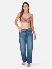 Ksvry Women's Lace Detailing Pushup Bra