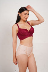 Ksvry Women’s Padded Lace Bra – Elegant | Comfortable| Stylish Wear