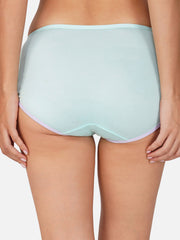 Ksvry Women's Imported Cotton Stripe Elastic Candy Hipster Brief