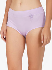 Ksvry Women's Imported Cotton Slim Fit Candy Hipster Brief