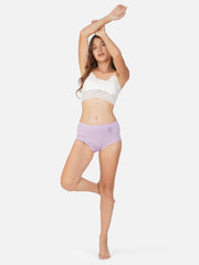 Ksvry Women's Imported Cotton Slim Fit Candy Hipster Brief