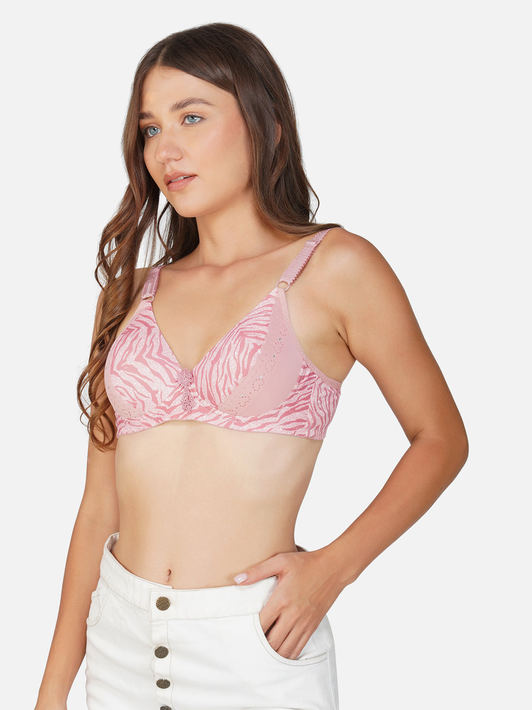 Ksvry Women's Wired Pushup T-Shirt Bra