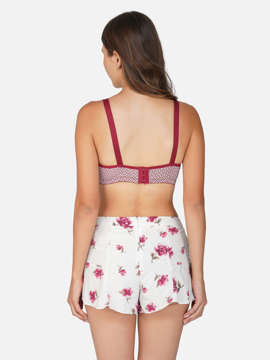 Ksvry Women's Thin D Cup Push Up Wireless Bra