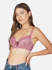 Ksvry Women's Lace Detailing Pushup Bra