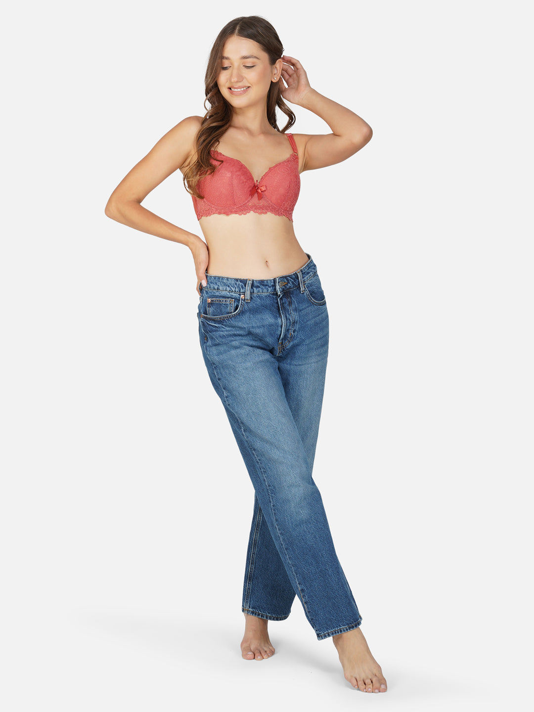 Ksvry Women's Full Cup/ Demi Wired Gentle Push Up Bra