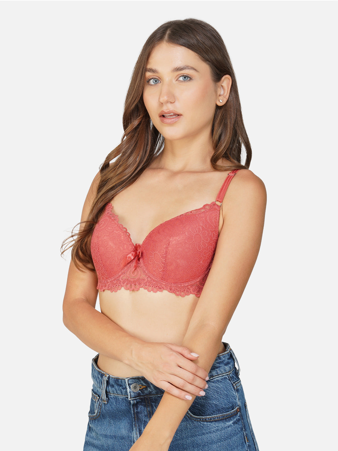 Ksvry Women's Full Cup/ Demi Wired Gentle Push Up Bra