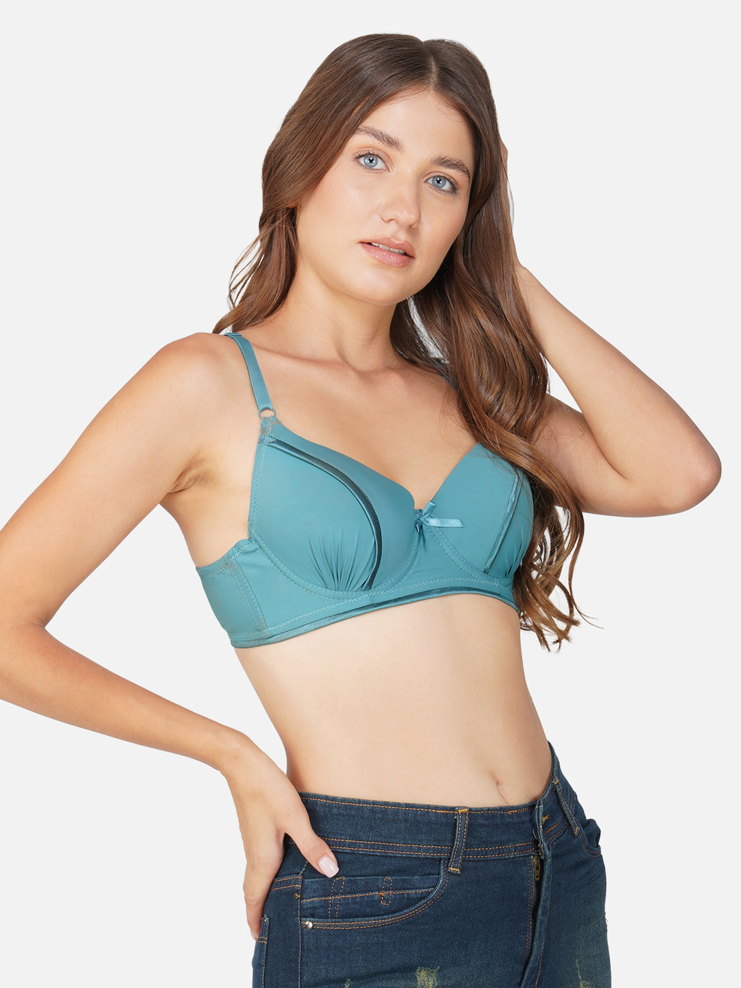 Ksvry Women's Foreign Trade Lace Embroidery Large Size Bra