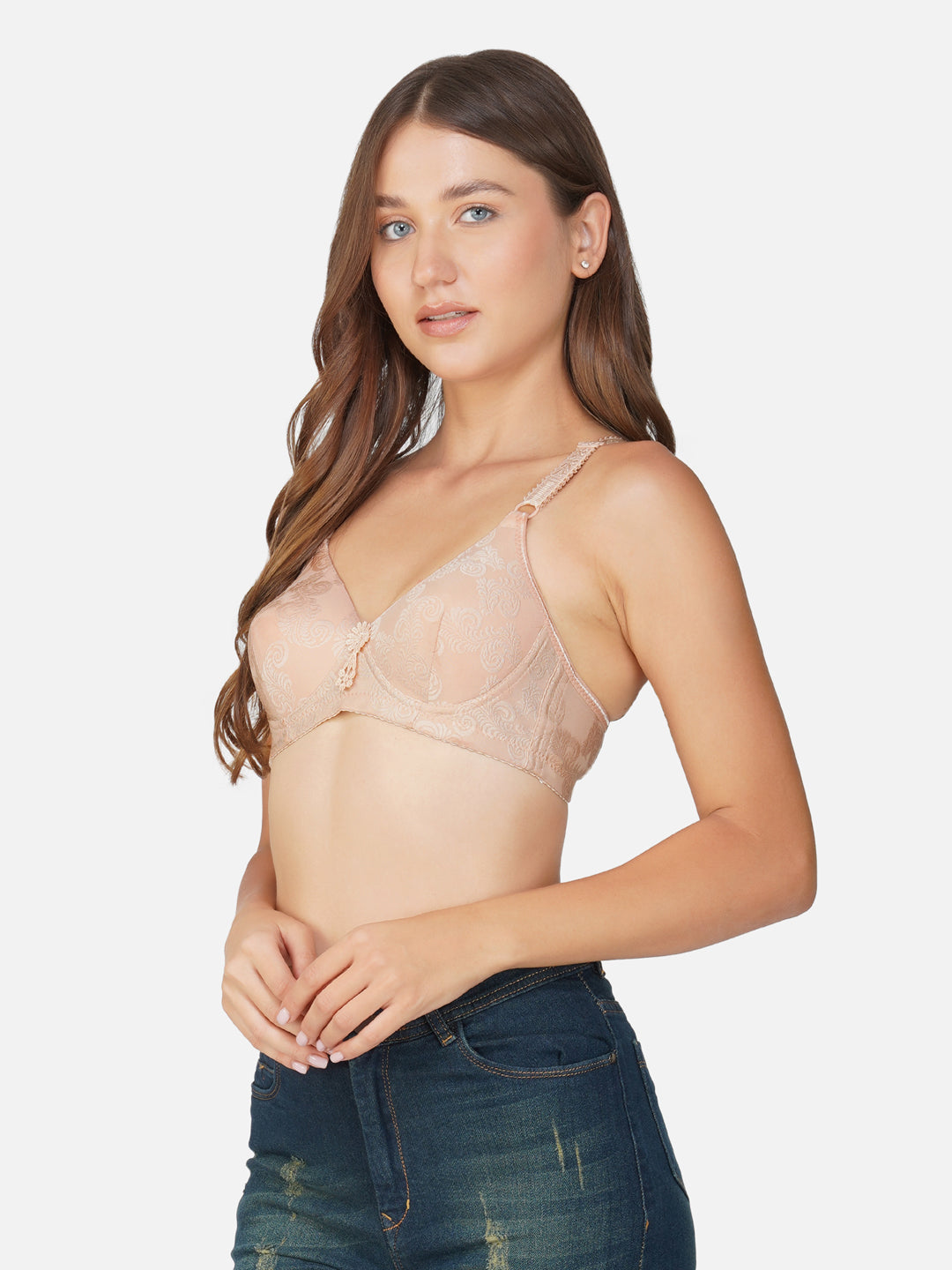 Ksvry Women's Single Padded Fashionable Comfort Bra