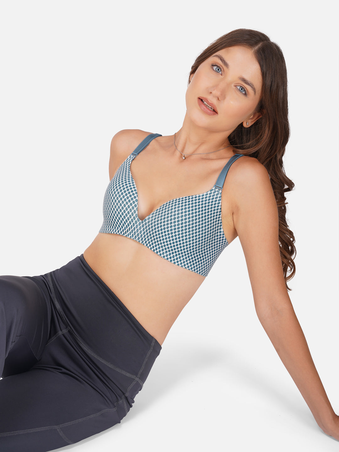 Ksvry Women's Non-Wired Padded Pushup Bra