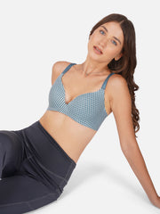Ksvry Women's Non-Wired Padded Pushup Bra