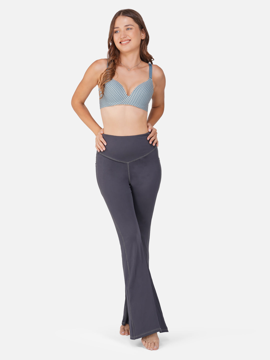 Ksvry Women's Non-Wired Padded Pushup Bra