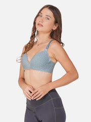 Ksvry Women's Non-Wired Padded Pushup Bra