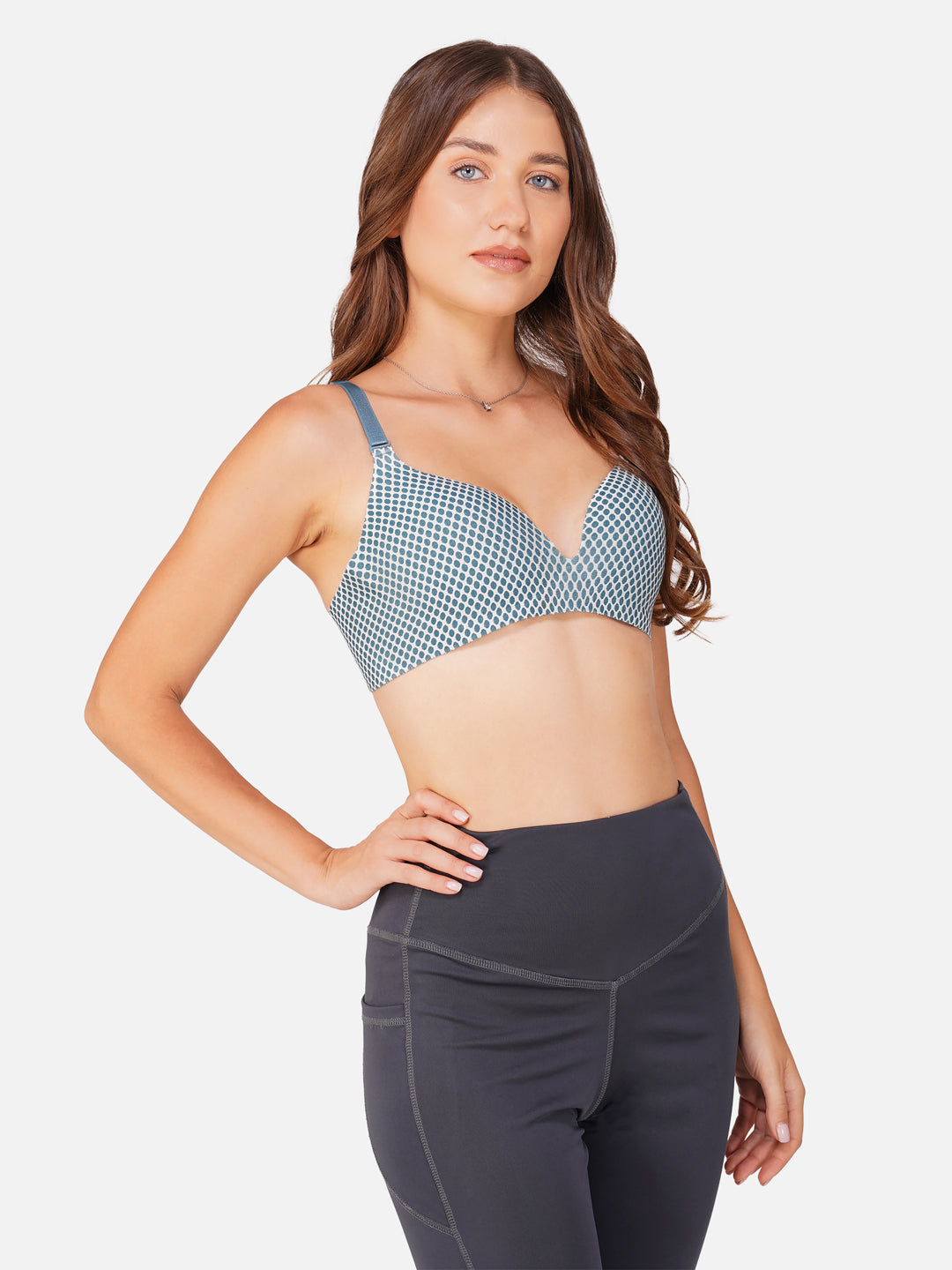 Ksvry Women's Non-Wired Padded Pushup Bra