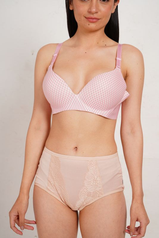 Ksvry Women's Non-Wired Padded Pushup Bra