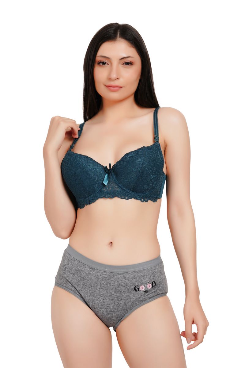 Ksvry Women's Full Cup/ Demi Wired Gentle Push Up Bra