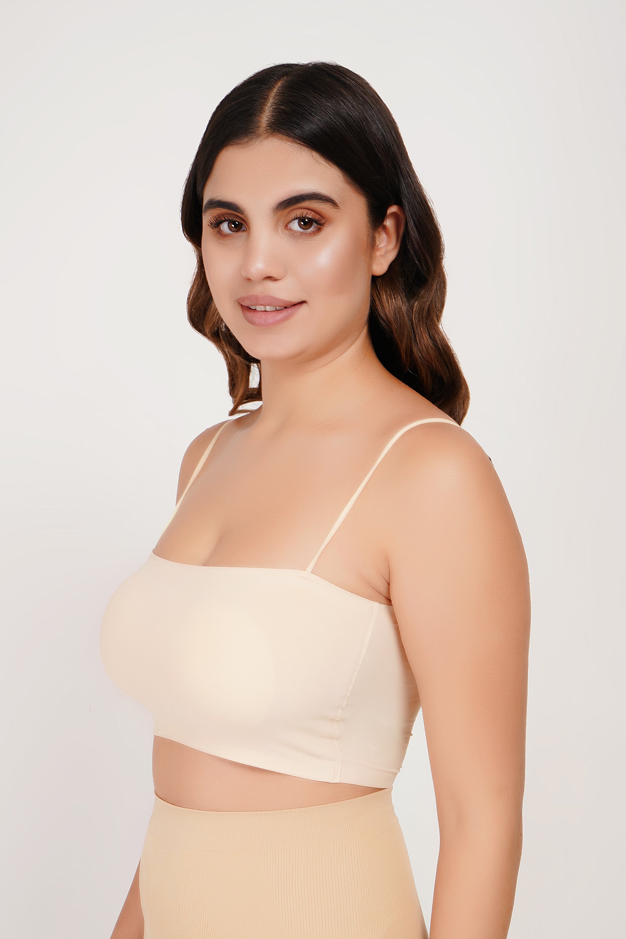 Ksvry Detachable Padded Pull-On Tube Bra – Daily Wear | Comfortable