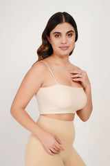 Ksvry Detachable Padded Pull-On Tube Bra – Daily Wear | Comfortable