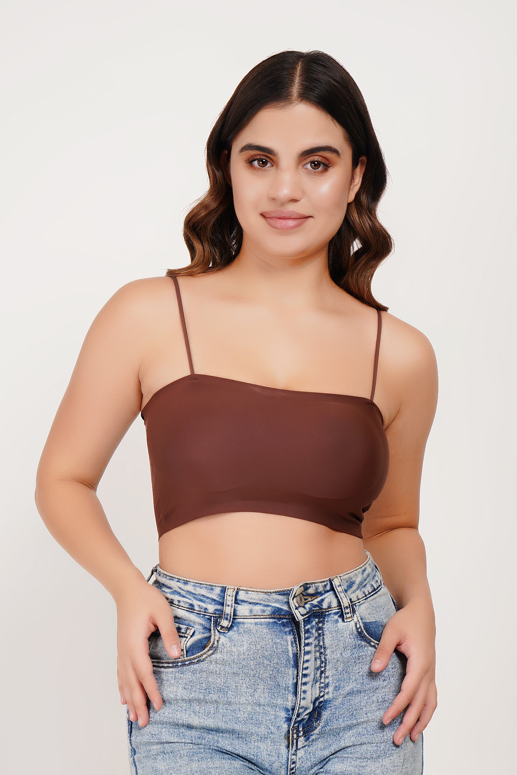 Ksvry Detachable Padded Pull-On Tube Bra – Daily Wear | Comfortable