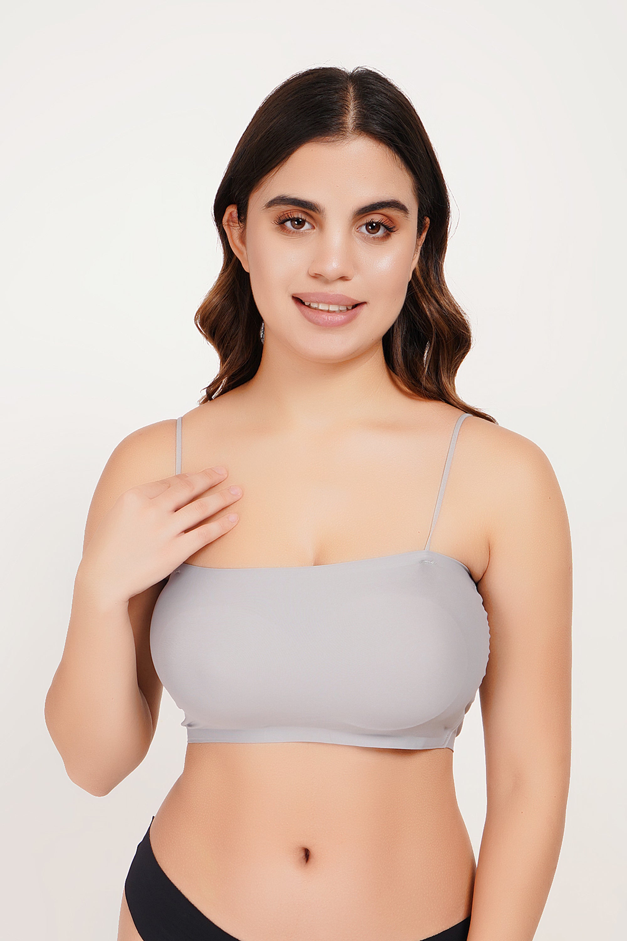 Ksvry Detachable Padded Pull-On Tube Bra – Daily Wear | Comfortable
