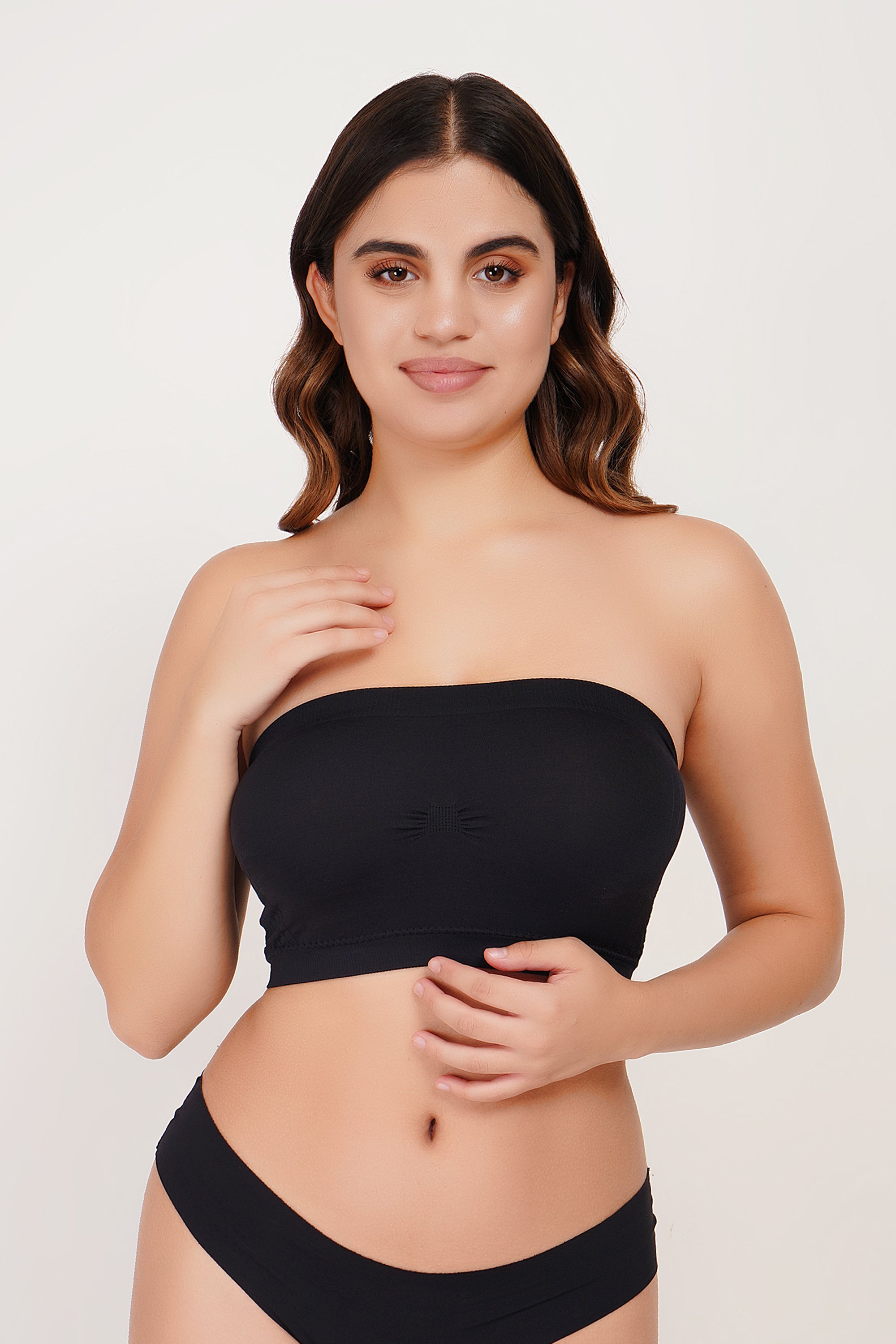 Ksvry Women’s Pull-On Fitted Waist Tube Bra – Daily| Casual | Bridal Wear