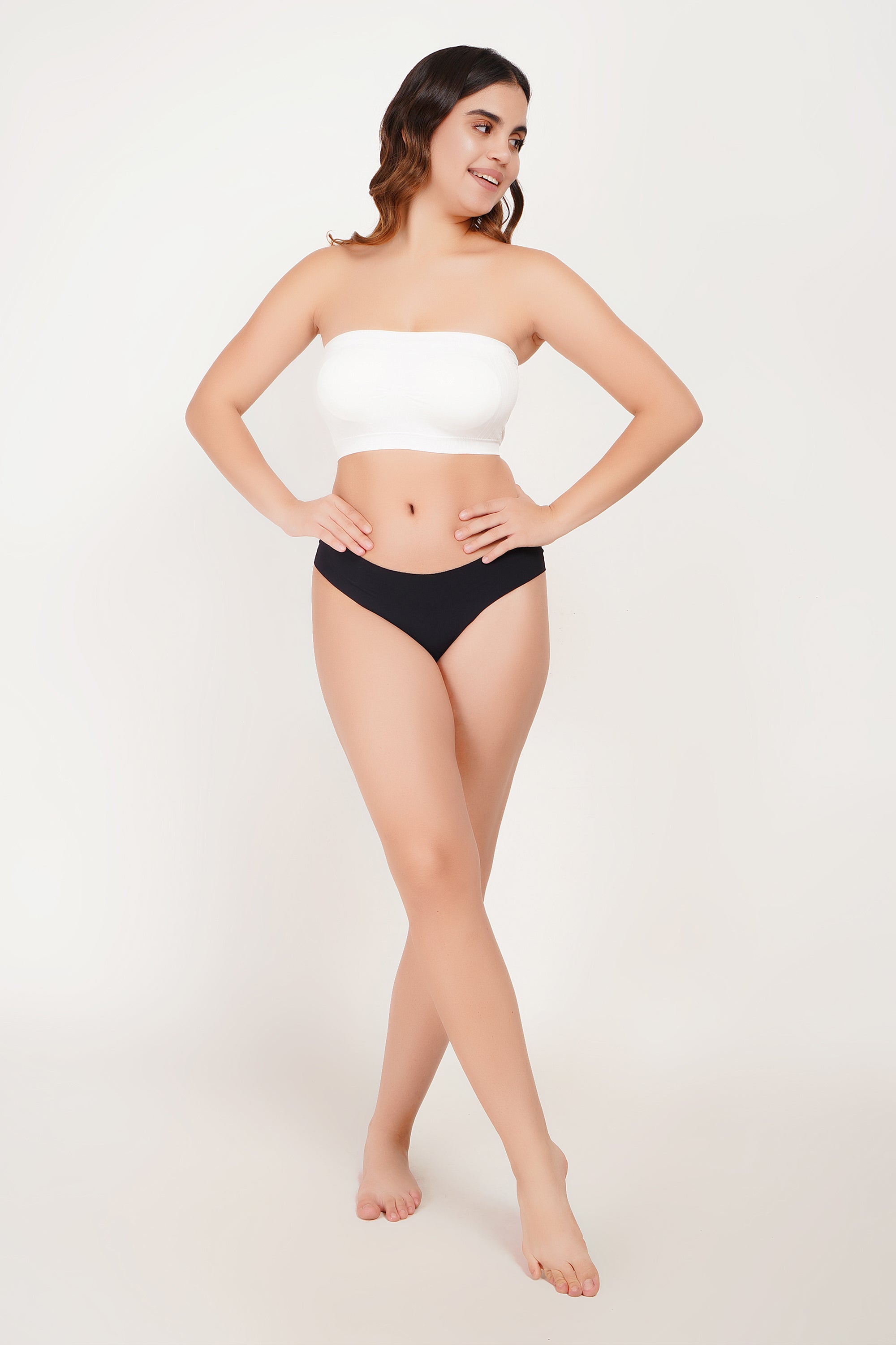 Ksvry Women’s Pull-On Fitted Waist Tube Bra – Daily| Casual | Bridal Wear