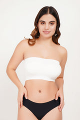 Ksvry Women’s Pull-On Fitted Waist Tube Bra – Daily| Casual | Bridal Wear
