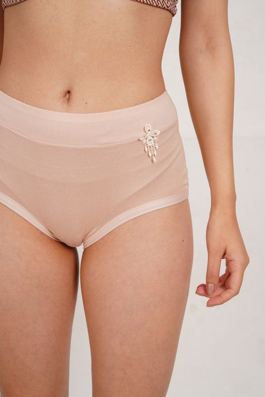 Ksvry Women's Imported Cotton Slim Fit Candy Hipster Brief