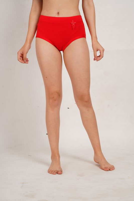 Ksvry Women's Imported Cotton Slim Fit Candy Hipster Brief