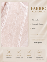 Women’s Sheer Lace Garter Bodysuit Set with Matching Thigh-High Fishnet Stockings ( KSVRY)