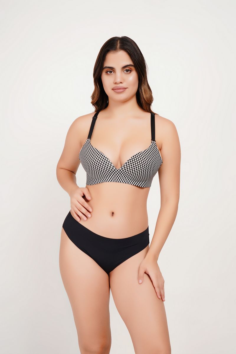 Ksvry Women's Non-Wired Padded Pushup Bra